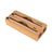 Simple wall-mounted bamboo and wood cling film cutter kitchen supplies multi-grid multi-layer scribing knife two-way cutter - V.I.P Digital Presence