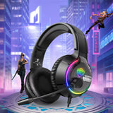 Head mounted gaming headset Soulbytes S19 wired RGB computer headset anchor gaming headset - V.I.P Digital Presence