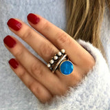 Alloy Three-Layered Open Ring - V.I.P Digital Presence
