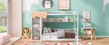 Twin size House Bed with Two Drawers and Wardrobe,White - V.I.P Digital Presence