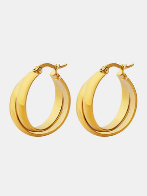 Double U-shaped earrings with titanium personalized earrings for women - V.I.P Digital Presence
