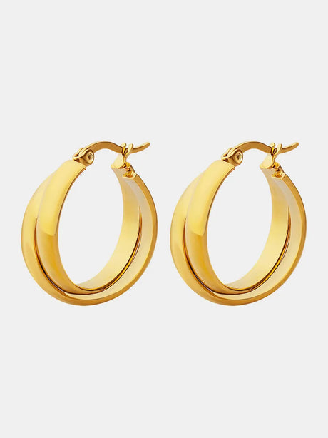 Double U-shaped earrings with titanium personalized earrings for women - V.I.P Digital Presence