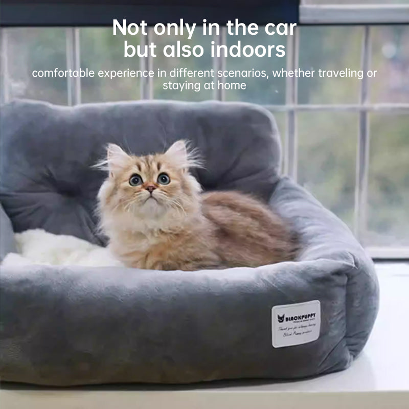Foldable Pet Car Seat Hammock for Dogs and Cats - Safe Travel Carrier - V.I.P Digital Presence