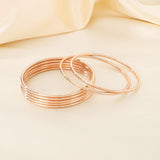 3mm smooth plain circular ring bracelet with multiple layers for wearing wristbands and accessories - V.I.P Digital Presence