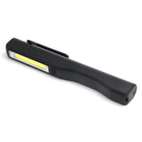 Linterna de bolsillo COB LED Mini con linterna multifunción y clip magnético, uso AAA