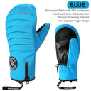 KUTOOK Winter Ski Mittens Windproof Snowboard Mittens Thermal Fleece Lining Skiing Gloves Waterproof Goatskin Palm Outdoor Sport - V.I.P Digital Presence