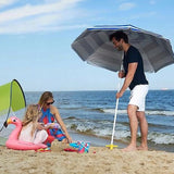 Plastic Adjustable Umbrella Base, Sun, Beach, Terrace, Sand, Ground Fixing Tools (Anchor Bracket, Spiral Tool, Tip Part), 1 Pc - V.I.P Digital Presence