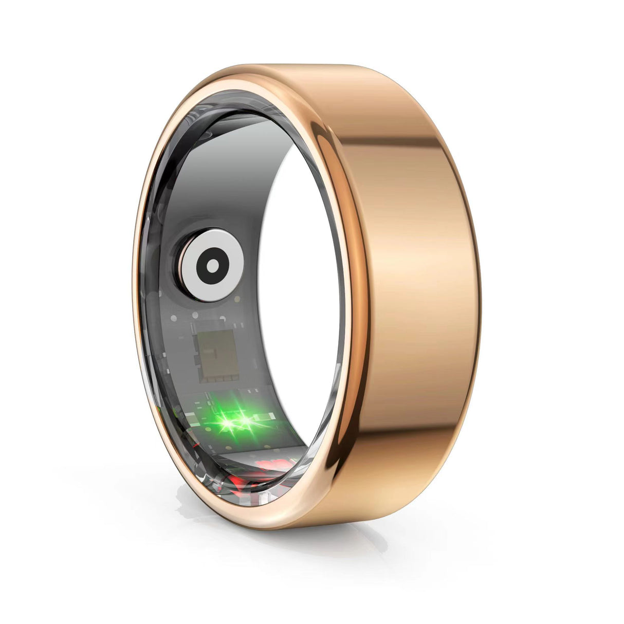Smart Ring Blood Pressure Sleep Monitoring Waterproof Sports Fitness Tracker Military Grades Titanium Steel Shell SmartRing - V.I.P Digital Presence