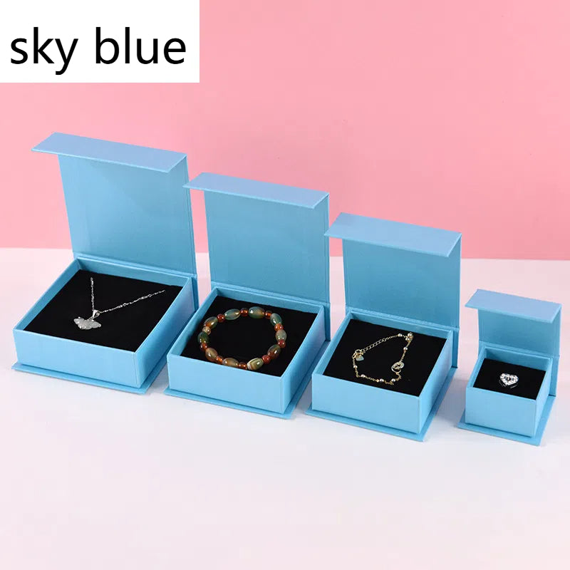 Flip up box jewelry packaging earrings rings necklaces storage gift boxes bracelets earrings paper boxes - V.I.P Digital Presence