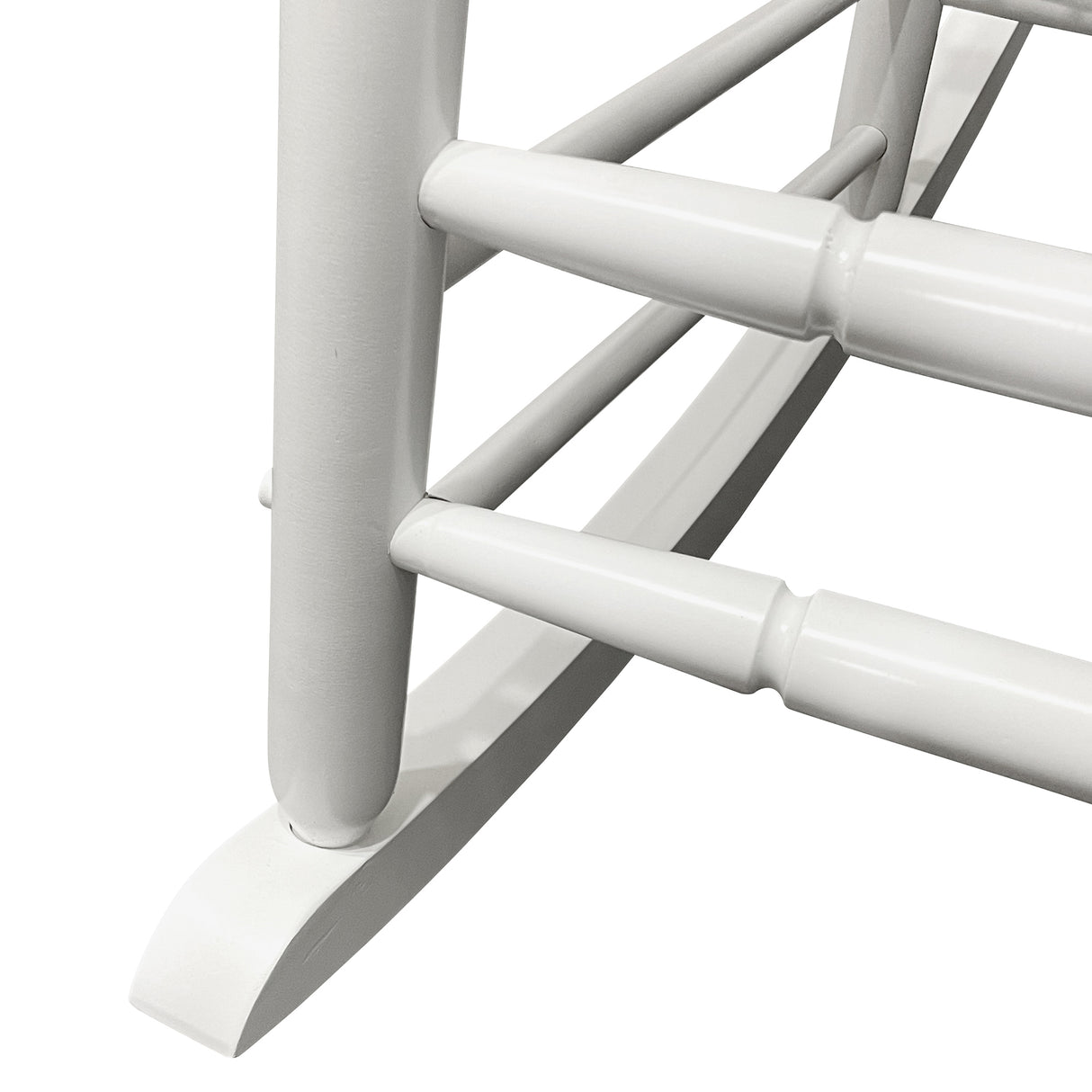 BALCONY PORCH ADULT ROCKING CHAIR   - WHITE