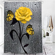 Hot HD Digital Printing Polyester Waterproof Polyester Flower Bathroom Hotel Shower Curtain - V.I.P Digital Presence