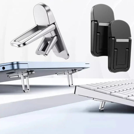 Adjustable Folding Laptop Stand Mini Legs Ultra-thin Portable Support for Macbook Notebook Cooling Holder Feet Invisible Bracket - V.I.P Digital Presence