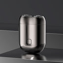 USB rechargeable electric washable shaver, men's dual blade mini travel portable shaver - V.I.P Digital Presence