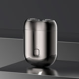 USB rechargeable electric washable shaver, men's dual blade mini travel portable shaver - V.I.P Digital Presence