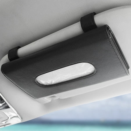 1 Pcs Car Tissue Box Towel Sets Car Sun Visor Tissue Box Holder Auto Interior Storage Decoration for BMW Car Accessories - V.I.P Digital Presence