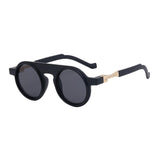 New European and American fashion round frame sunglasses for men, personalized and high-end sunglasses for men - V.I.P Digital Presence