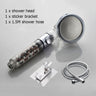 New Tourmaline balls Filter Shower Head Water saving 3 Modes adjustable SPA shower head on/off button high pressure shower - V.I.P Digital Presence