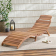 LAHAINA WOOD FOLDABLE CHAISE LOUNGE - V.I.P Digital Presence