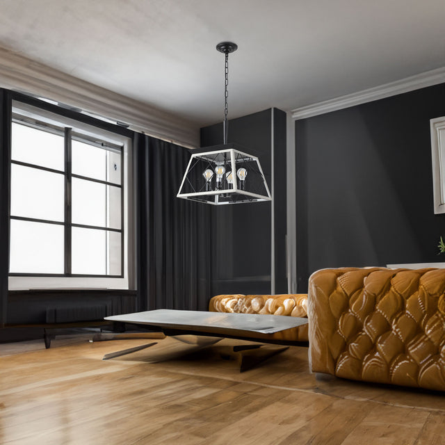4-Light Farmhouse Chandeliers For Dining Room(No Bulbs) - V.I.P Digital Presence