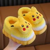 Winter children's cotton slippers, cute cartoon home for girls, warm and non slip indoor and outdoor baby cotton shoes, parent-child shoes, winter - V.I.P Digital Presence