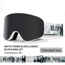 Cover Ski Glasses Winter Outdoor Sports Goggles Double Layer Anti Fog Single Double Plate Snow Goggles - V.I.P Digital Presence
