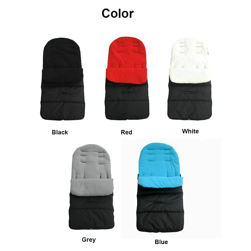 1 saco de dormir impermeable para cochecito de bebé, cálido y de otoño e invierno, para recién nacidos.