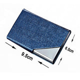 Itapkris Business ID Credit Card Holder For Women Men Fashion Brand Metal Aluminum Card Case PU Leather Porte Carte - V.I.P Digital Presence