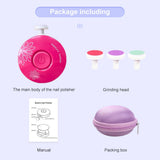 ELERA New Baby Electric Nail Trimmer Kid Nail Polisher Tool Baby Care Kit Manicure Set Easy To Trim Nail Clippers For Newborn - V.I.P Digital Presence