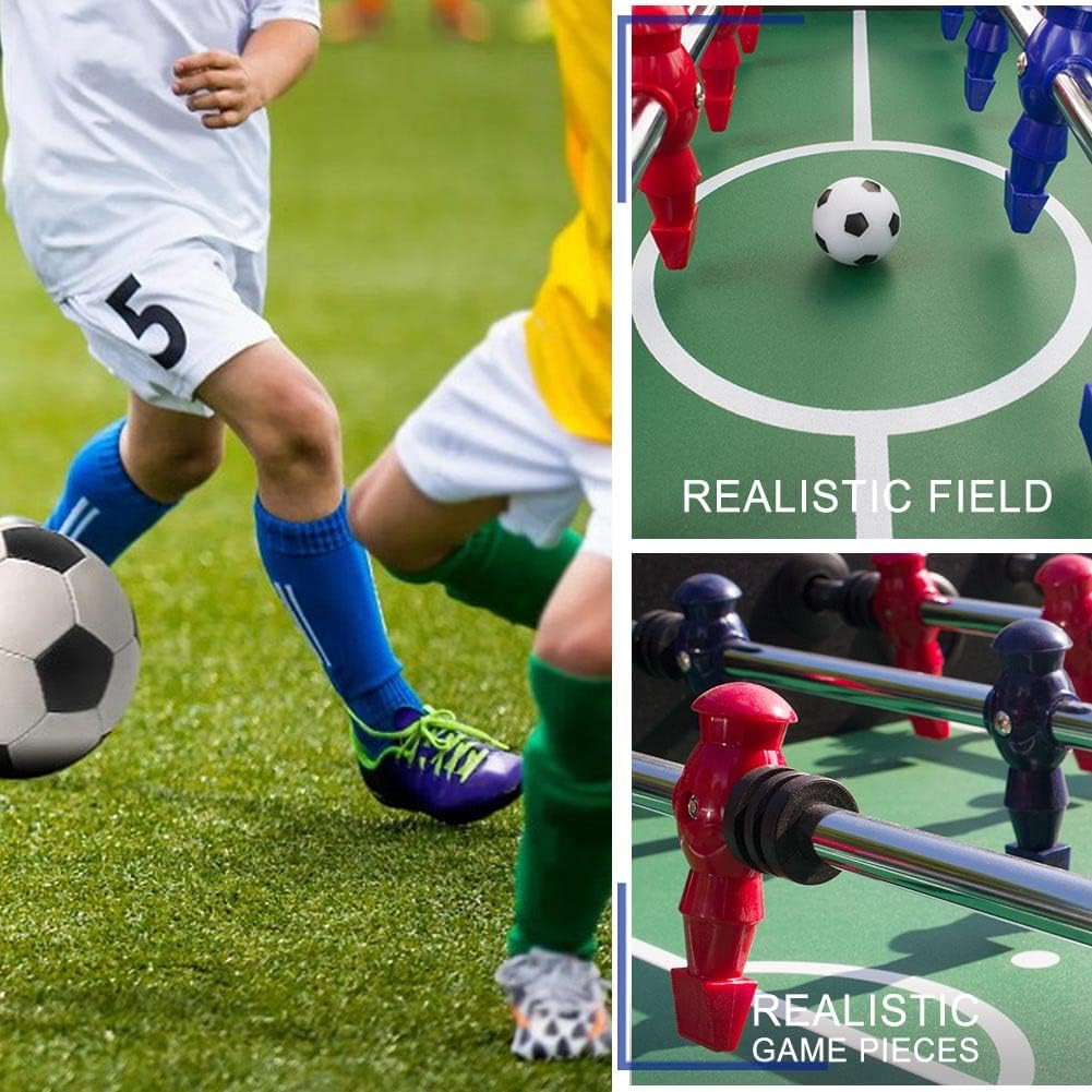 Table Soccer Arcade Game: Table Soccer Table - A match sized soccer table with 2 balls and 2 beverage racks - V.I.P Digital Presence