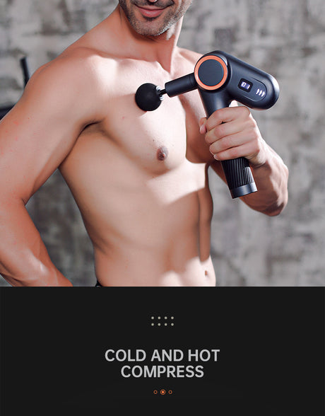 900-turn fascial gun USB charging massage angle rotatable full body muscle massage machine gun - V.I.P Digital Presence