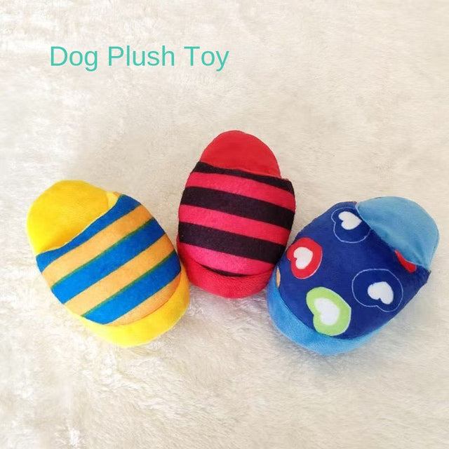 Plush Toy Pet Cat Dog Simulation Sound Comfort Anti-Depression Exercise Intellectual Vent Interactive Training Slipper - V.I.P Digital Presence