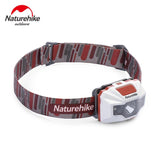 Linterna frontal LED ultraligera Naturehike resistente al agua con carga USB y 4 modos