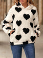 Heart Pocketed Dropped Shoulder Hoodie - V.I.P Digital Presence
