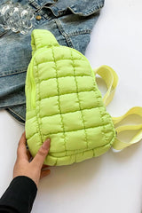Quilted Nylon Crossbody  Bag - V.I.P Digital Presence