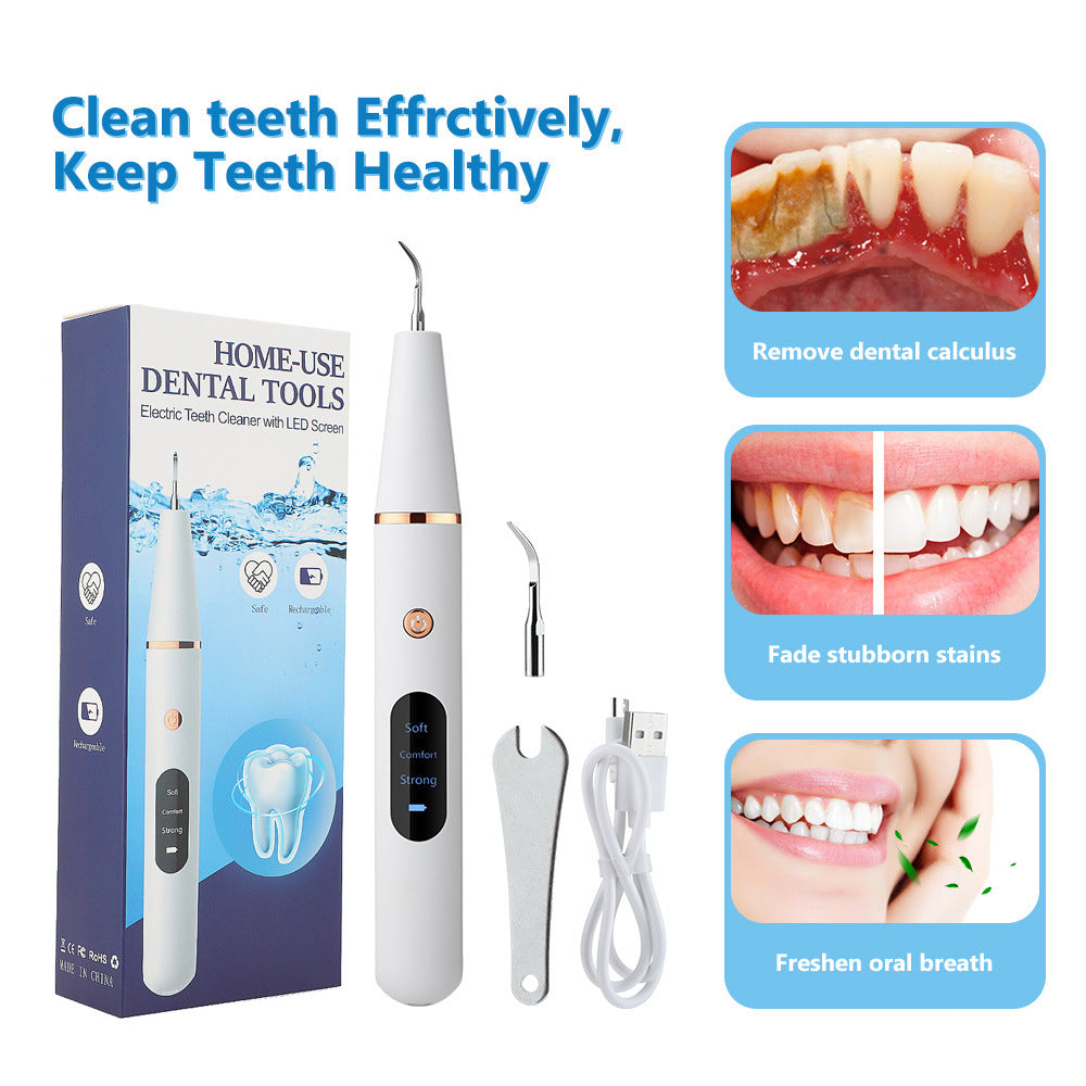 Intelligent Ultrasonic Tooth Cleaner 3 Gears To Remove Tartar And Stains Tooth Cleaning Instrument Household Tooth Cleaning Tooth - V.I.P Digital Presence