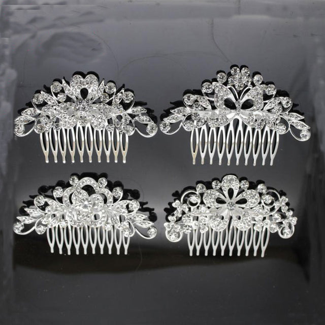 Wedding Dress Accessories Bridal Accessories Wedding Bridal Accessories Alloy Rhinestone Hair Combs Bridal Tiara - V.I.P Digital Presence