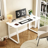 L47.2inch Computer desk table simple gaming table chair Home desk Student writing desk Bedroom desk workbench desk - V.I.P Digital Presence