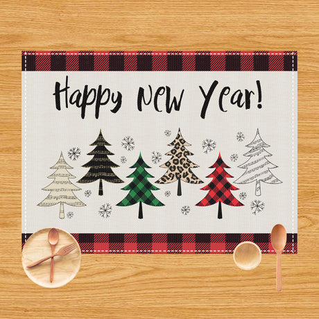 New Christmas dining mat table decoration anti fouling and heat-insulating Western style mat - V.I.P Digital Presence