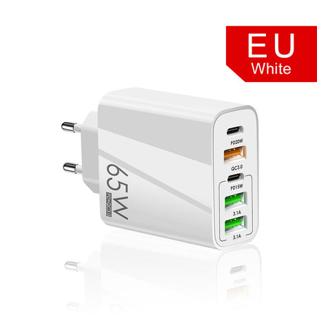 Standard PD65W fast charging mobile phone charger - V.I.P Digital Presence