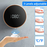 Soap Dispenser Touchless Automatic USB Liquid Foam Machine Wall-mounted Infrared Induction Hand Washer Sanitizer Tool - V.I.P Digital Presence