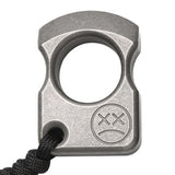 Herramienta de supervivencia al aire libre de acero de aleación EDC herramienta táctica anillo colgante multifuncional anillo colgante rompeventanas titanio EDC 