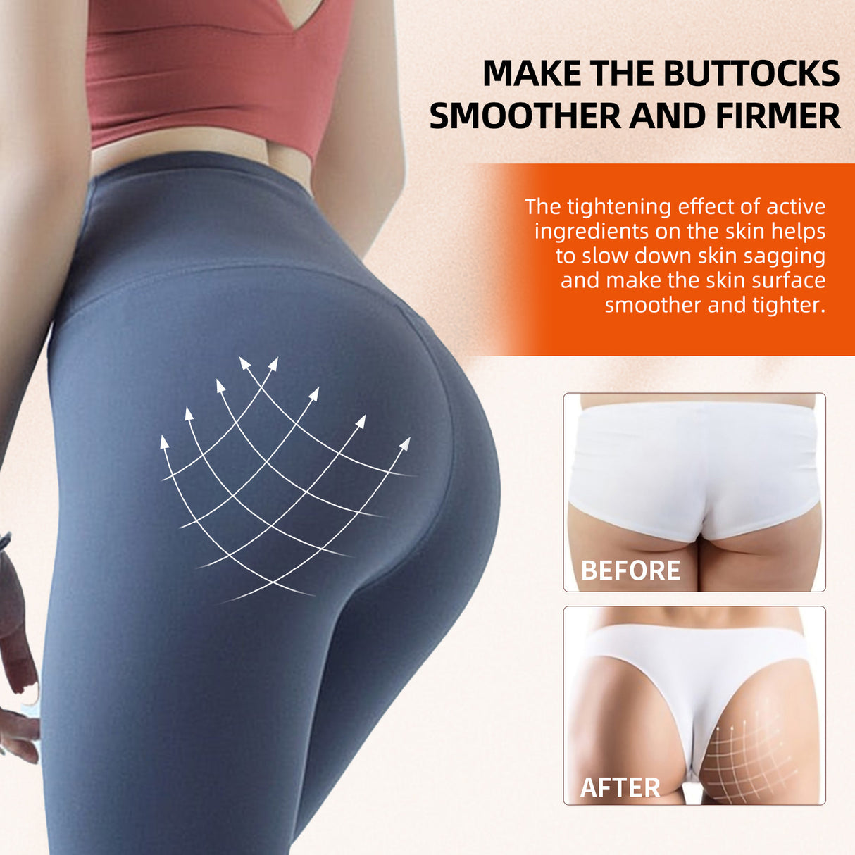 Bum Bum Cream, Firming And Lifting Butt Peach Butt Highlights S-Curve Body Slimming Butt Cream - V.I.P Digital Presence