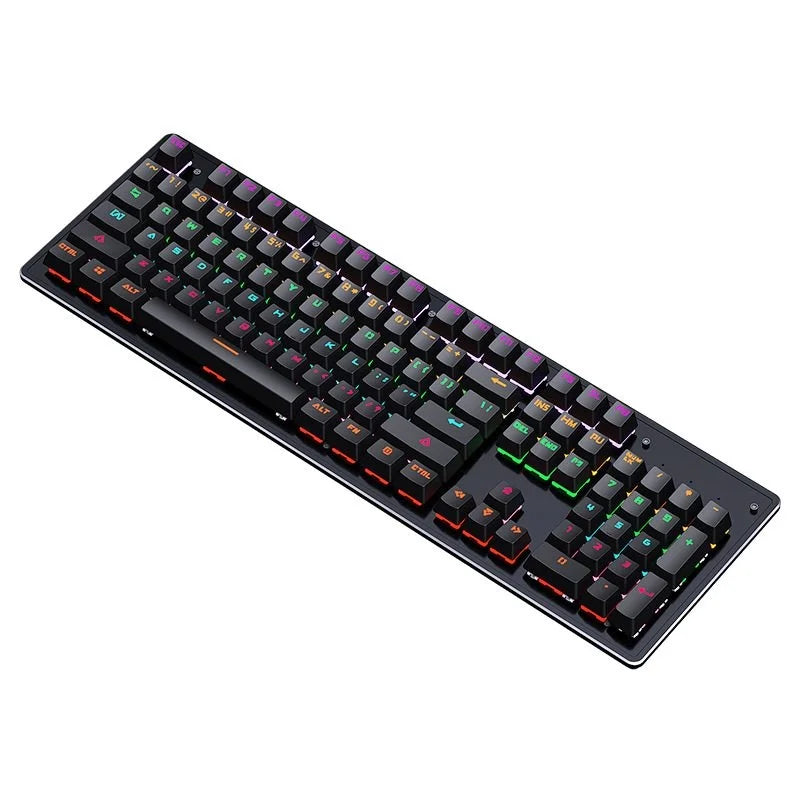 Cracked K880 Hot Swappable Mechanical Keyboard, Esports Game, Green Axis Office Computer Keyboard, Wired Mechanical Keyboard - V.I.P Digital Presence