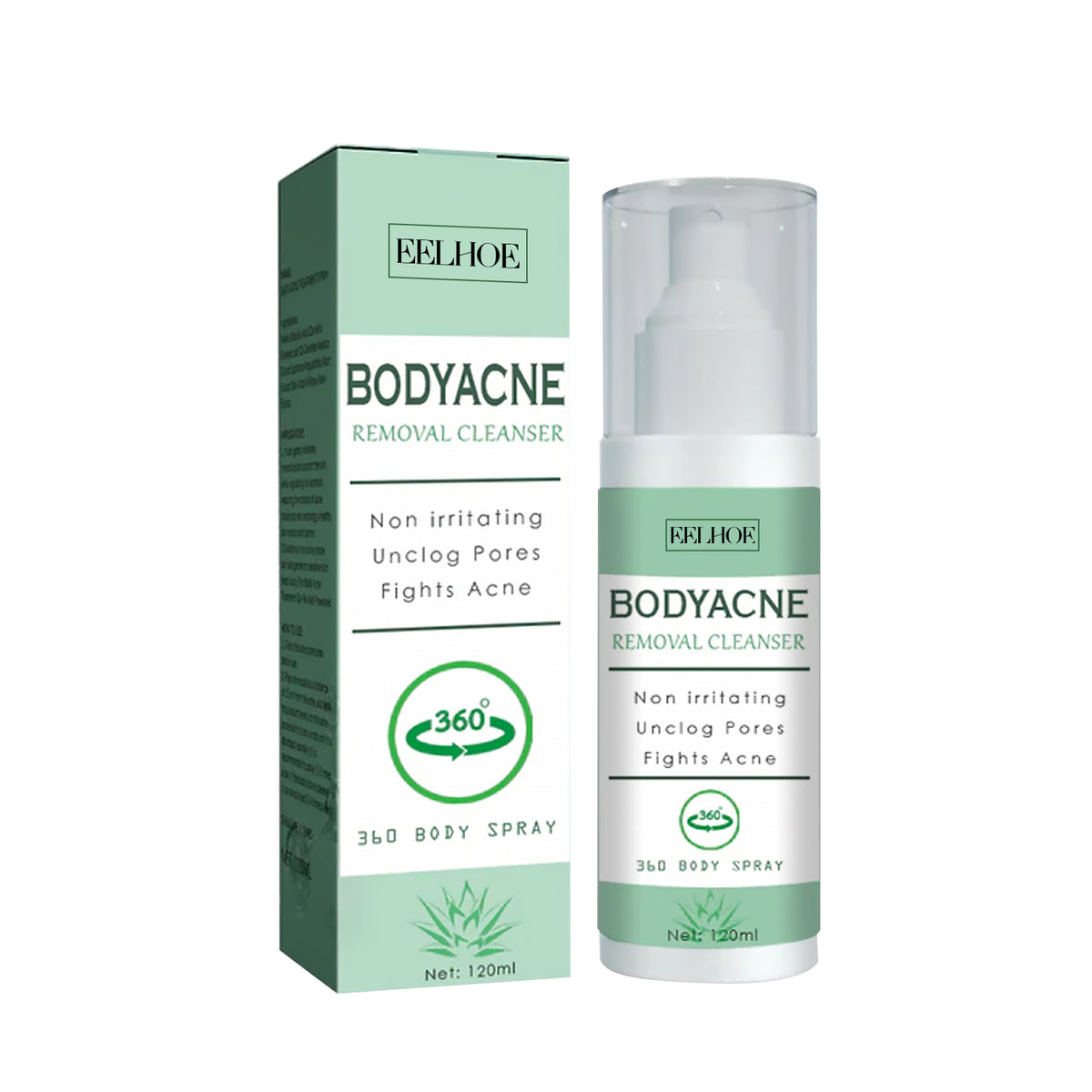 Body Acne Removal Cleanser Spray, Deep Clean Back Arm Fade Acne Beauty Moisturizing Spray - V.I.P Digital Presence