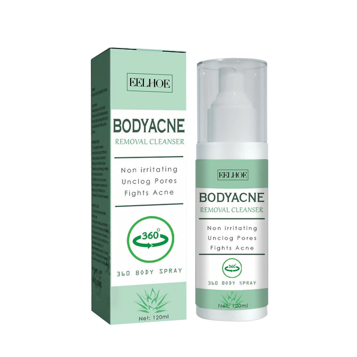 Body Acne Removal Cleanser Spray, Deep Clean Back Arm Fade Acne Beauty Moisturizing Spray - V.I.P Digital Presence