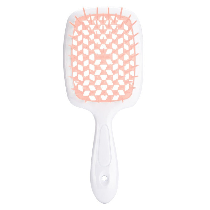 Honeycomb hollow massage comb, smooth hair grid comb, smooth hair dry and wet dual-purpose comb, curly and fluffy hair styling comb - V.I.P Digital Presence