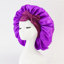 Elastic ribbon bow color Ding round hat solid color night cap wide-brimmed beauty hairdressing head scarf hat - V.I.P Digital Presence