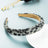 Hair Hoop Retro Baroque Starry Rhinestone Sponge Head Hoop Personality Wide-Brimmed Leopard Print Banquet Headwear Hairpin - V.I.P Digital Presence