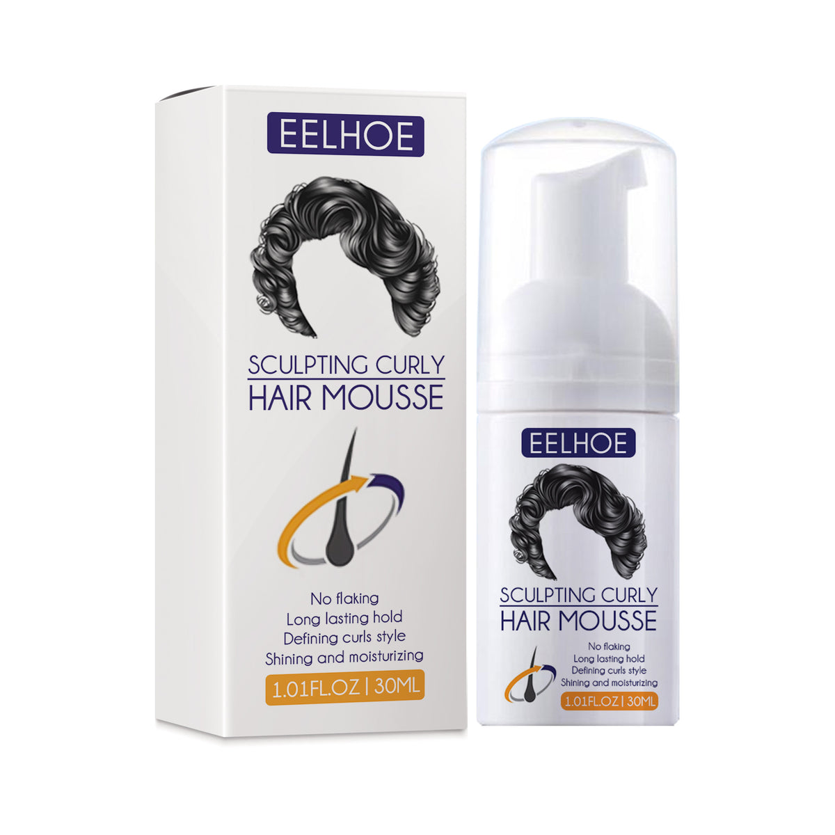 Elastin, Anti-Frizz Curly Hair Volumizing Natural Fluffy Moisturizing Styling Perm Care Style - V.I.P Digital Presence