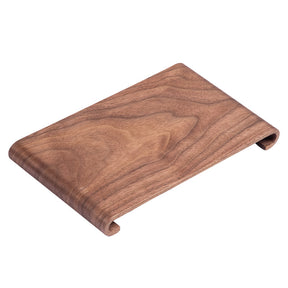 Retro - style Walnut Tea Tray, Wooden Soap - scented Candle Holder, Household Grocery Desktop Storage Box & Decorative Plate - V.I.P Digital Presence